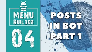 Menu Builder [EN] - 04 - Messages in bot (part 1) [Bots Constructor Telegram]