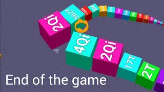 Cube Arena 2048 - End of the game