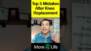 Top 5 Mistakes After Knee Replacement #shorts #kneereplacementoperation #kneearthritis