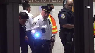 Person Fatally struck by Train : DOA west 34th st & 7th Ave Manhattan