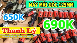 MÁY MÀI GÓC 125MM TUA CHẬM 7500V/P - CÔNG SUẤT KHỦNG 1150W | THANH LÝ 20CHIẾC GIÁ SỐC 690.000VNĐ