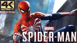 Marvel's Spider-Man (PS4 PRO) 4K Gameplay [4K 60FPS]