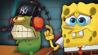 Plankton has a HEATED GAMER MOMENT on Twitch.com (SpongeBob BFBB)