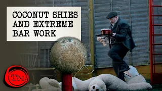 DOUBLE TASK: Coconut Shies and Extreme Bar Work | Taskmaster