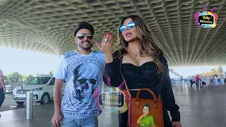 "Ambani जी ने मुझे ये बड़ी diamond ring दी है" Rakhi Sawant का airport पर आया shocking खुलासा