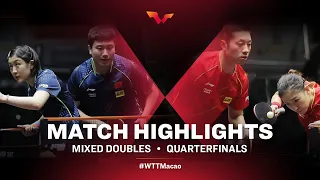 Liang Jingkun/Chen Meng vs Liu Shiwen/Xu Xin | XD | WTT Macao 2021 (QF)