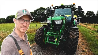 JOHN DEERE 6R150 FIRST DRIVE!