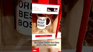 The Office |Worlds Best Boss Coffee Mug Ornament! #christmas #funny #gift #shorts #viral #shortvideo