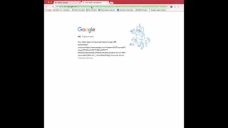 Google Search Blocked