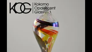 Making a Blown Glass Christmas Ornament from Kokomo Opalescent Glass