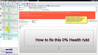 How to fix 0% health HDD S.M.A.R.T BAD Status