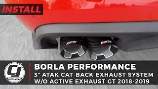 2018-2023 Mustang GT Install: Borla 3" ATAK Cat-Back Exhaust System with 4" Carbon Fiber Tips