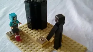 Lego Minecraft End Battle stop motion animation.