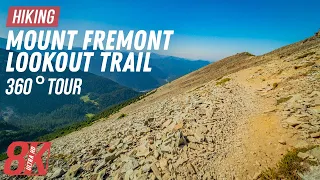 Virtual 360 Tour in Mount Rainier NP for Treadmill Workout - 8K Mount Fremont Lookout Trail