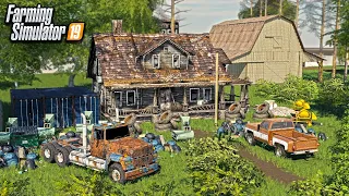 ABANDONED FARM AUCTION- We Bought The Property! (1970's BARN FINDS) | Farming Simulator 2019