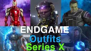 Marvel’s Avengers gameplay MODOK Boss Fight with ENDGAME outfits on XBOX series X