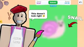 Playing Roblox Speed Draw for the first time!