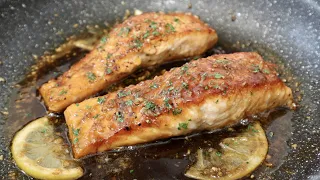 EASY GARLIC HONEY SALMON