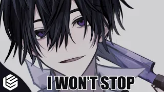 Nightcore - I Won't Stop (Lyrics)