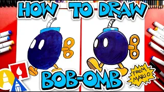 How To Draw Bob omb From Mario