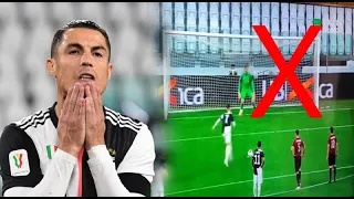 ASI ERRO EL PENAL CRISTIANO RONALDO - JUVENTUS VS MILAN