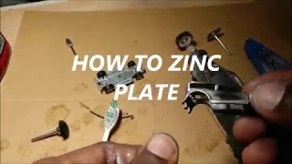 How to zinc plate diecast