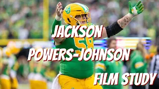 Oregon Center Jackson Powers-Johnson 2024 NFL Draft Film Study