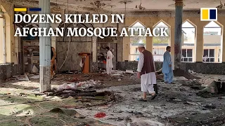 Suicide bomb attack claimed by Isis-K kills dozens at Shia mosque in Afghanistan