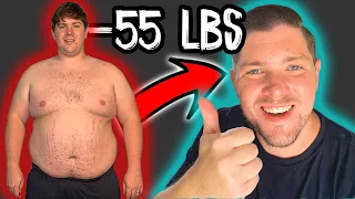 Lost 55 Pounds in 3 Months | Weight Loss Journey for Men | Three Month Weight Loss Transformation