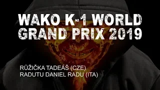 WAKO K-1 WGP 2019 | RŮŽIČKA - RADUTU