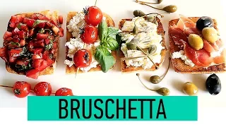 Italian Bruschetta Recipe | How to Make Bruschetta | Bruschetta 4 Easy Ways | Easy Bruschetta
