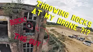 Guy Throws Rocks at my Drone