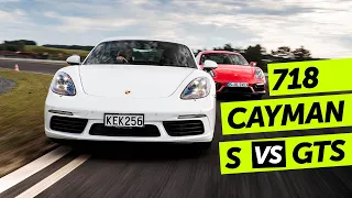 Porsche 718 Cayman S vs Porsche Cayman GTS