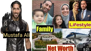 Mustafa Ali WWE Frist Pakistani Wrestler Biography Lifestyle! Family! Salary!Cars!Full Video