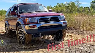 My First Time Off-Roading in my 1996 Toyota 4Runner!!