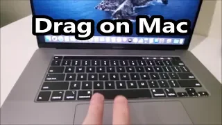 MacBook How to Drag and Drop Files!
