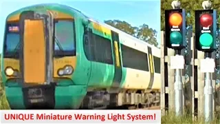 Unique Warning System at Medhurst Row Level Crossing, Kent