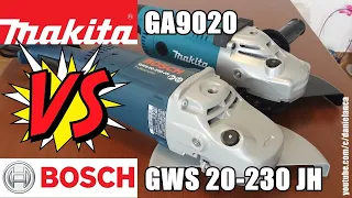 Makita GA9020 (No Soft Start) VS Bosch GWS 20-230 JH (Soft Start)