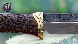 Making a Viking Seax - Ljosalfar Blade from Assassins Creed Valhalla