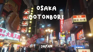 [4k] JAPAN Osaka Dotonbori | 오사카 도톤보리