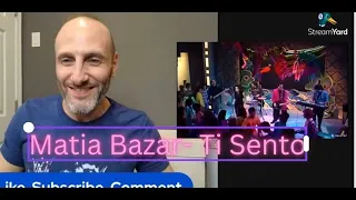 Matia Bazar  Ti Sento First time reaction Subtitles