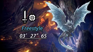 |MHW:IB| Arch Tempered Velkhana SnS Solo Freestyle 03'27"65 (read the description)