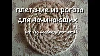 плетение из рогоза для начинающих часть первая