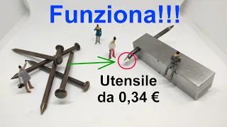 #523 UTENSILE da TORNIO quasi GRATIS! Da un CHIODO!!!