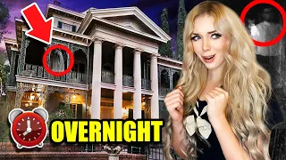24 HOURS CHALLENGE OVERNIGHT IN THE HAUNTED MANSION!