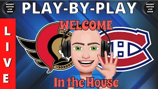 PLAY-BY-PLAY NHL GAME MONTREAL CANADIENS VS OTTAWA SENATORS