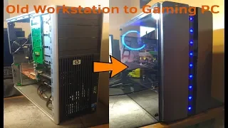 Converting HP Z400 to Gaming PC (Farming Simulator build)
