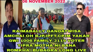 RAIMABALLY GANDATWISA AMCHAI OH 1006 FAMILY 3119 VOTER TIPRA MOTHA NI BANA ROMKHA BUBAGRA LONG LIVE