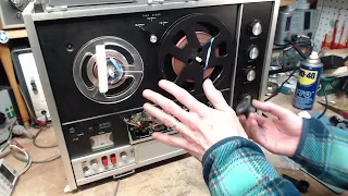 Sony TC 530 Reel to Reel Tape Deck Video #2 - Testing it Out