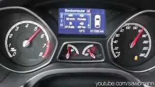 2013 Ford Focus ST 250 HP 0-100 km/h & 0-100 mph Acceleration GPS